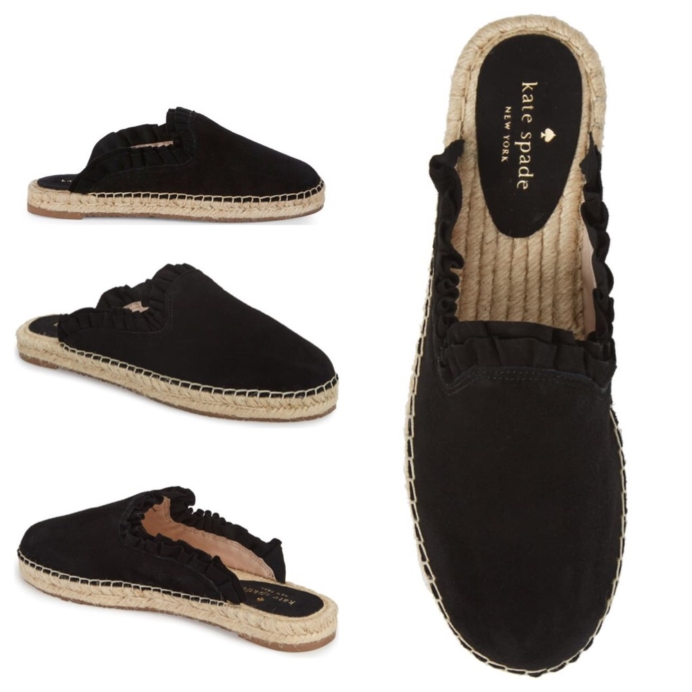Kate Spade Laila suede mules
